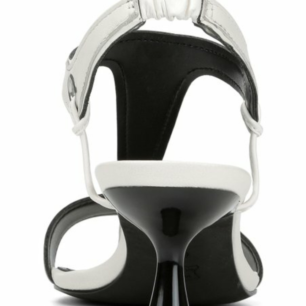 💘 Donald J Pliner White T Strap Kitten heels 9.5 - Picture 3 of 10